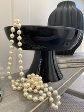 Load image into Gallery viewer, Grace  an elegant minimalist ceramic styling bowl in gloss white and gloss black.
