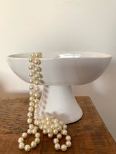 Load image into Gallery viewer, Grace  an elegant minimalist ceramic styling bowl in gloss white and gloss black.
